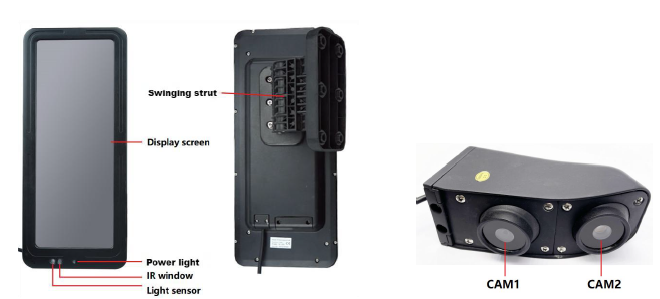 R46 certified electronic mirror system - 2 Mirror