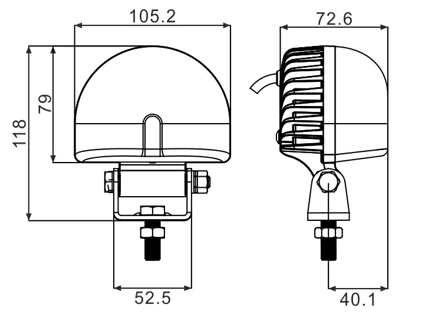 Horseshoe Safety Light