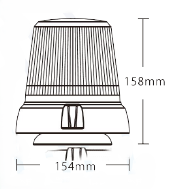 Beacon - Magnetic Fixing - Amber