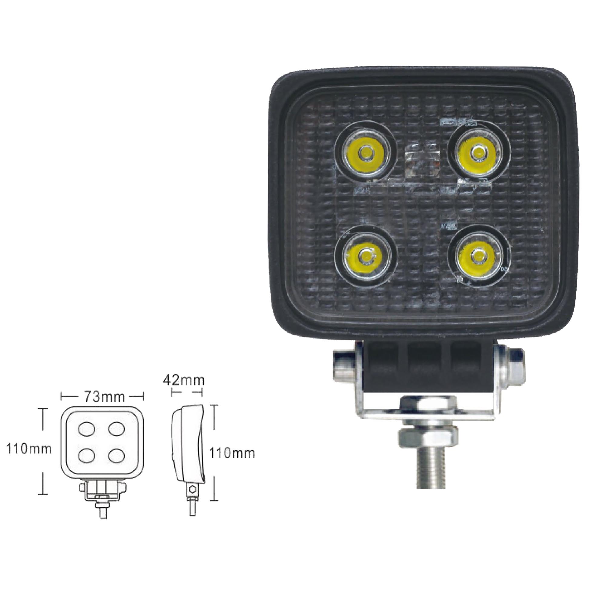 12w Square Lamp Spot Beam